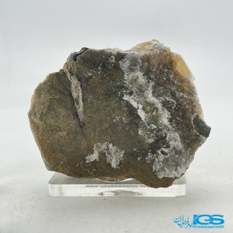 سنگ فلوریت زرد بلور کلکسیونی yellow fluorite