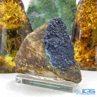 سنگ آزوریت بلور دکوری کلکسیونی تکه ایی از بهشت Azurite