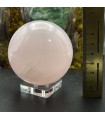 سنگ رزکوارتز گوی درمانی و ماساژ  rose quartz