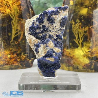 آزوریت بلور دکوری کلکسیونی تکه ایی از بهشت Azurite