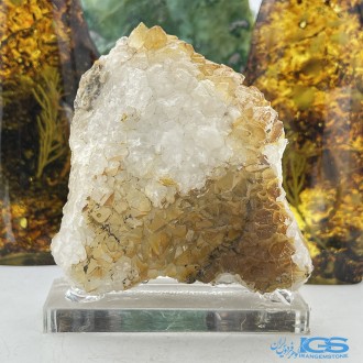 سنگ کریستال کوارتز Crystal Quartz درنجف طبیعی کلیکسیونی