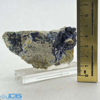 آزوریت بلور دکوری کلکسیونی تکه ایی از بهشت Azurite