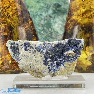 آزوریت بلور دکوری کلکسیونی تکه ایی از بهشت Azurite