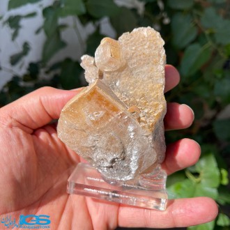 سنگ فلوریت زرد فلئوریت  کلکسیونی دکوریyellow fluorite