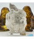 سنگ سلنیت کلکسیونی راف دکوری Selenite