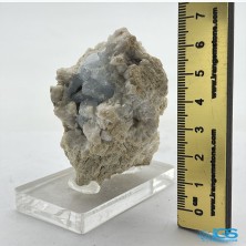 ژئود سنگ سلستین راف طبیعی آبی Celestine