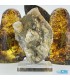 سنگ فلوریت زرد بلور کلکسیونی yellow fluorite