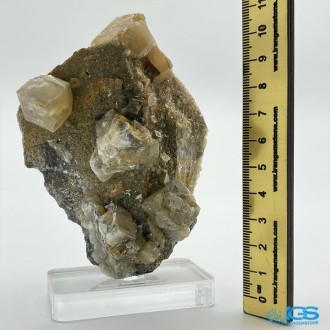 سنگ فلوریت زرد بلور کلکسیونی yellow fluorite