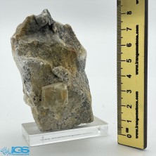 سنگ فلوریت زرد بلور کلکسیونی yellow fluorite