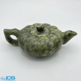 ست قوری و فنجون سنگ یشم (جید) stone jade