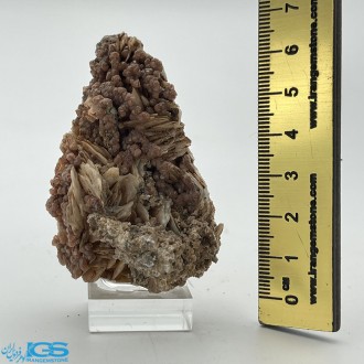 سنگ آنالسیم قرمز بلور کلکسیونی analcime آنالیسم