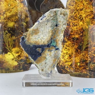 آزوریت بلور دکوری کلکسیونی تکه ایی از بهشت Azurite