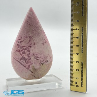 سنگ رودونیت سنگ عشق دکوری طرح اشک Rhodonite