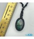 گردنبند سنگ  مالاکیت  و کریزاکولا   CHRYSOCOLA and  MALACHITE