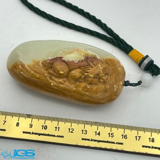 سنگ جاسپر ماساژ بدن  زرد Jasper