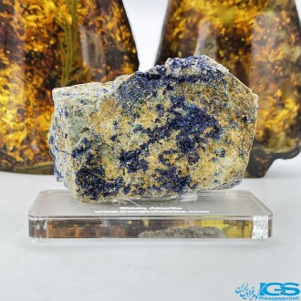 آزوریت بلور دکوری کلکسیونی تکه ایی از بهشت Azurite