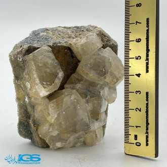 سنگ فلوریت زرد بلور کلکسیونی yellow fluorite