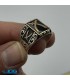 انگشتر نقره رکاب ماشینی مردانه silver ring