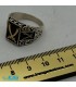 انگشتر نقره رکاب ماشینی مردانه silver ring