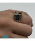 انگشتر نقره رکاب ماشینی مردانه silver ring