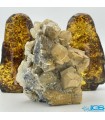 سنگ فلوریت زرد بلور کلکسیونی yellow fluorite