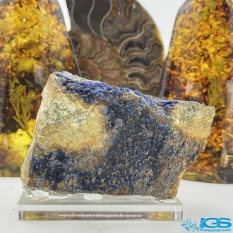 آزوریت بلور دکوری کلکسیونی تکه ایی از بهشت Azurite