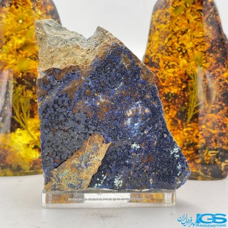 آزوریت بلور دکوری کلکسیونی تکه ایی از بهشت Azurite