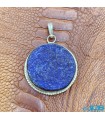 گردنبند سنگ لاجورد نقره افغانستان Lapis lazuli
