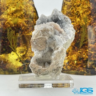 سنگ سلستین راف طبیعی آبی Celestine