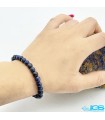 دستبند سنگ لاجورد پاکستان Lapis lazuli bracelet and
