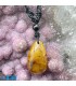 گردنبند سنگ روتیل طلایی کوارتز روتایل rutile quartz