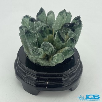 سنگ بلور دار کریستال کوارتز سبز Crystal Quartz درنجف طبیعی