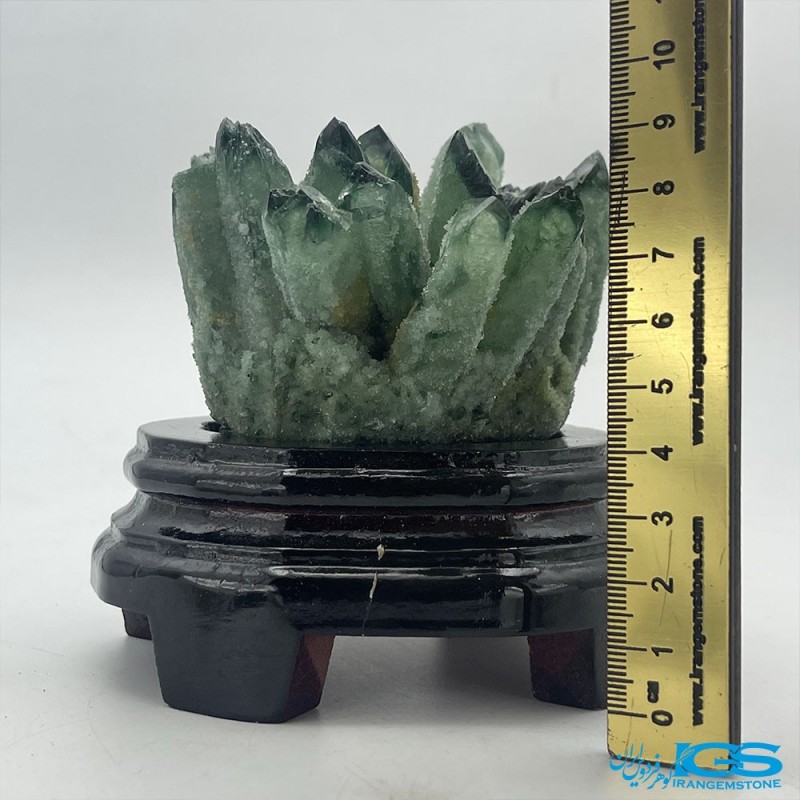 سنگ بلور دار کریستال کوارتز سبز Crystal Quartz درنجف طبیعی