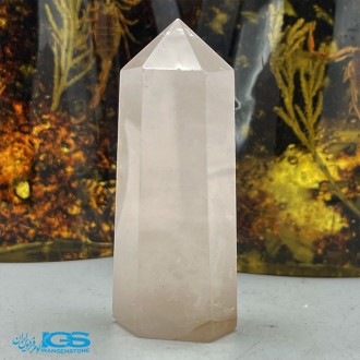 منشور سنگ رزکوارتز سنگ عشق rose quartz
