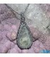 گردنبند سنگ لابرادوریت با بافت مکرومه Labradorite