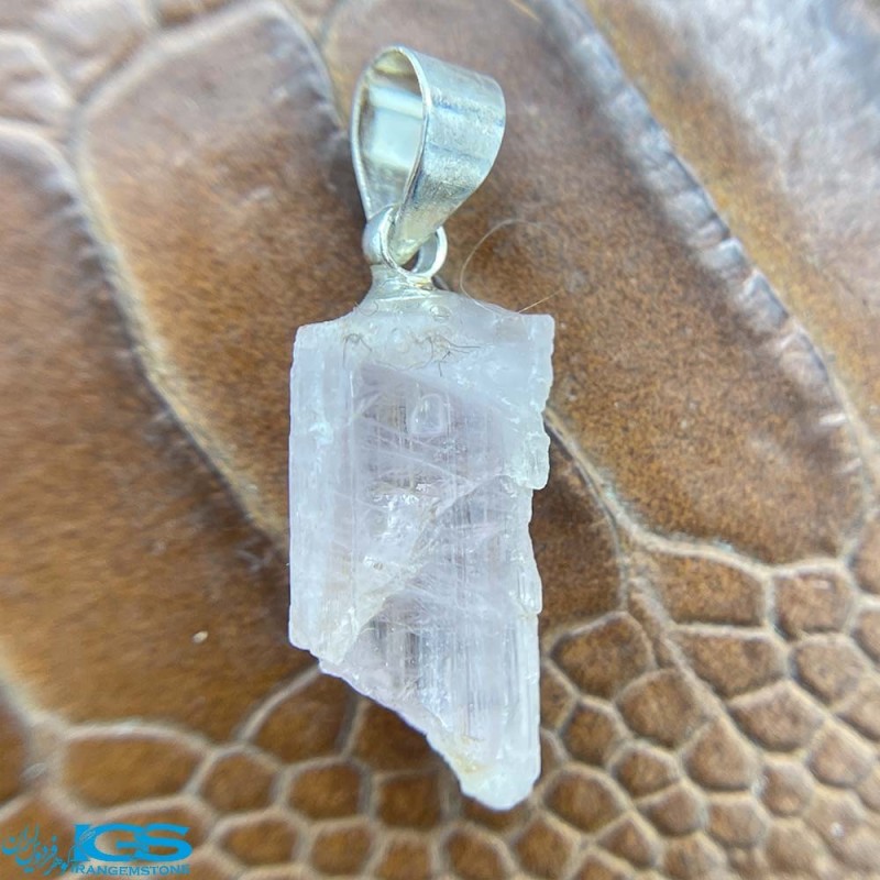 گردنبند سنگ تورمالین صورتی watermelon Tourmaline