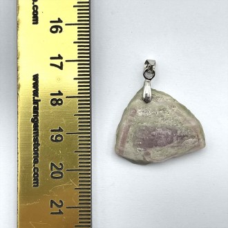 گردنبند سنگ تورمالین قرمز تراش نخورده بدون بند watermelon Tourmaline