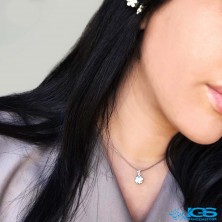 گردنبند سنگ موزانایت moissanite