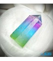 منشور سنگ کریستال کوارتز  هفت رنگ Crystal Quartz درنجف طبیعی