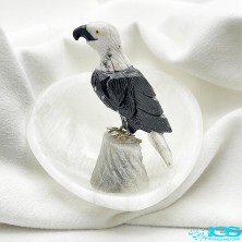 مجسمه سنگ عقاب ترکیبی از سنگ اونیکس سنگ یشم سنگ هولیت