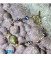 دستبند سنگ اوپال با قفل ایتالیایی  opal