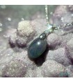 گردنبند سنگ اوپال آتشین سیاه استرالیا Opal