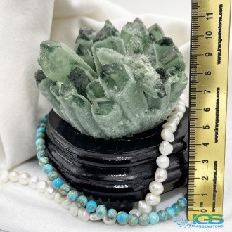 سنگ کریستال کوارتز سبز کلکسیونی Crystal Quartz درنجف طبیعی