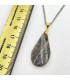 گردنبند سنگ کوارتزدودی بدون زنجیر Smoky Quartz