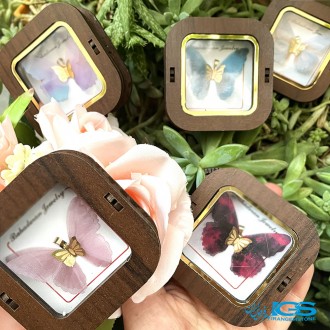 گردنبند طلا مدل پروانه پارچه ایی 130 سوت Butterfly gold necklace