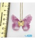 گردنبند طلا مدل پروانه پارچه ایی 130 سوت Butterfly gold necklace