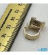 گوشواره حلقه ای طلا مدل ورساچه ترک 2.00 گرم gold earrings