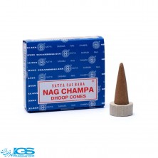 عود مخروطی آبشاری ناگ چامپا  nag champa دست ساز برند satya