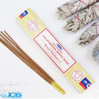 عود قدرت کالیفرنیا وایت سیج californian white sage برند satya