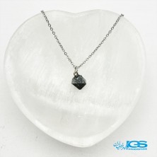 گردنبند سنگ مگنتیت راف Hematite